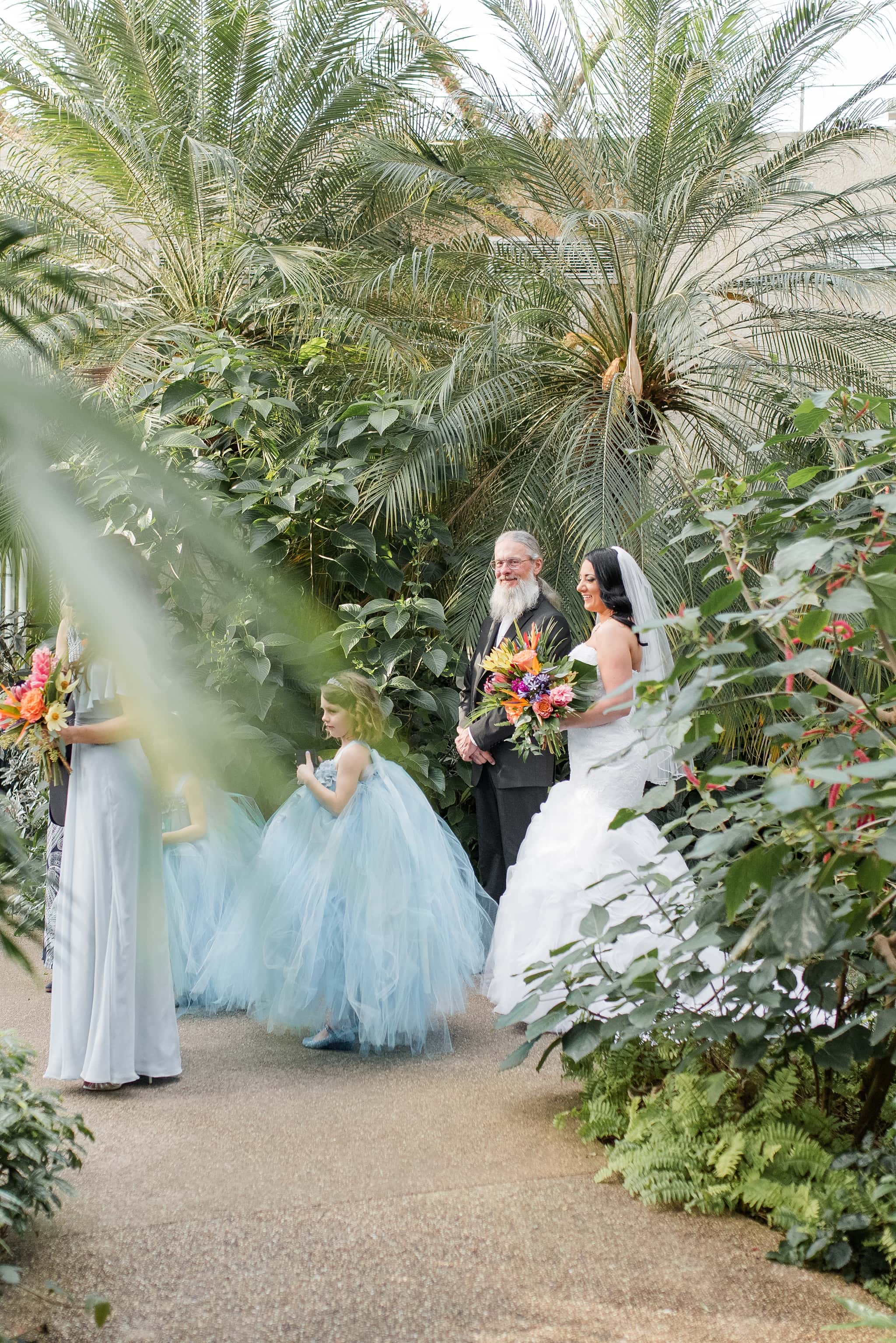 Wedding at the Des Moines Botanical Center