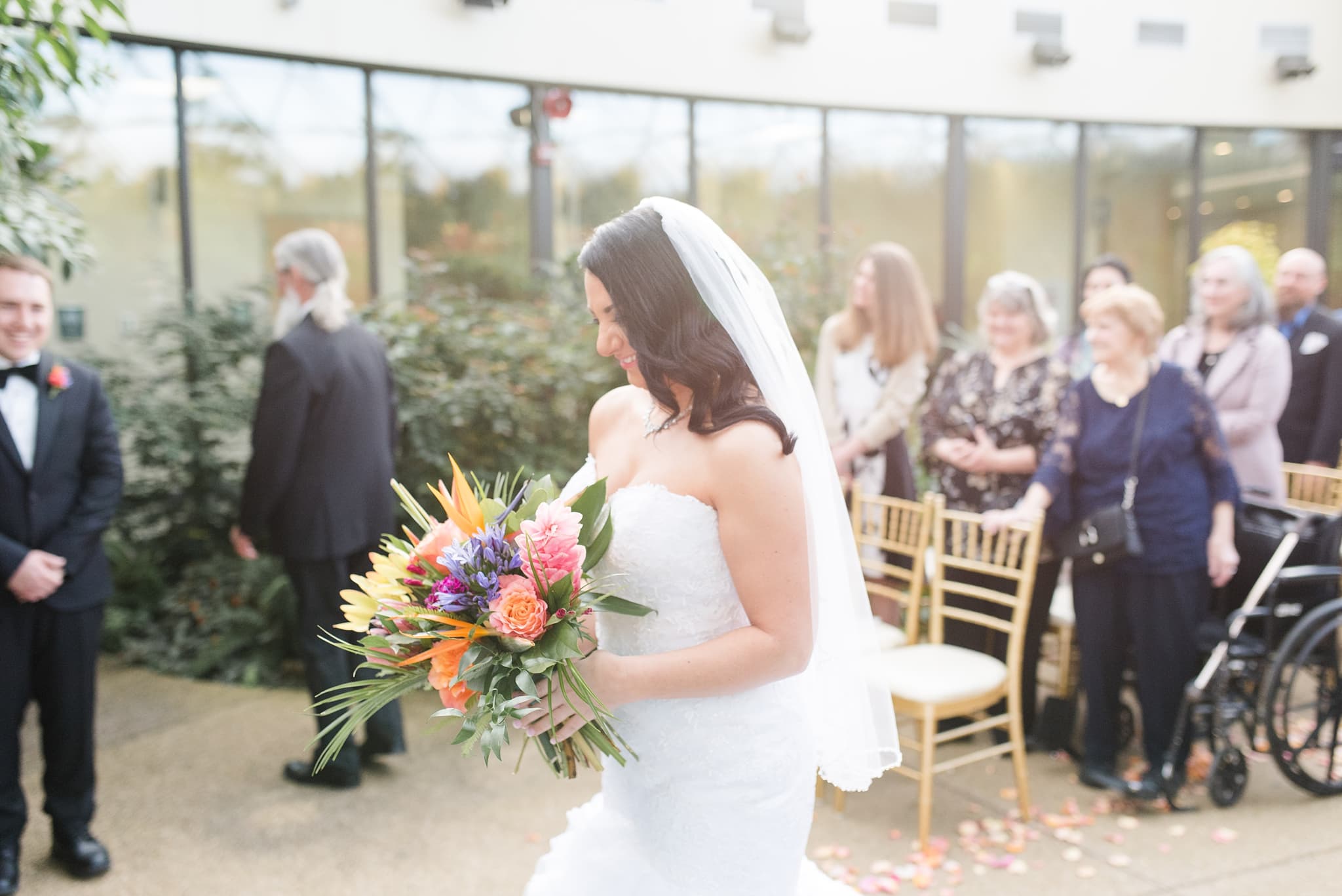 Wedding at the Des Moines Botanical Center