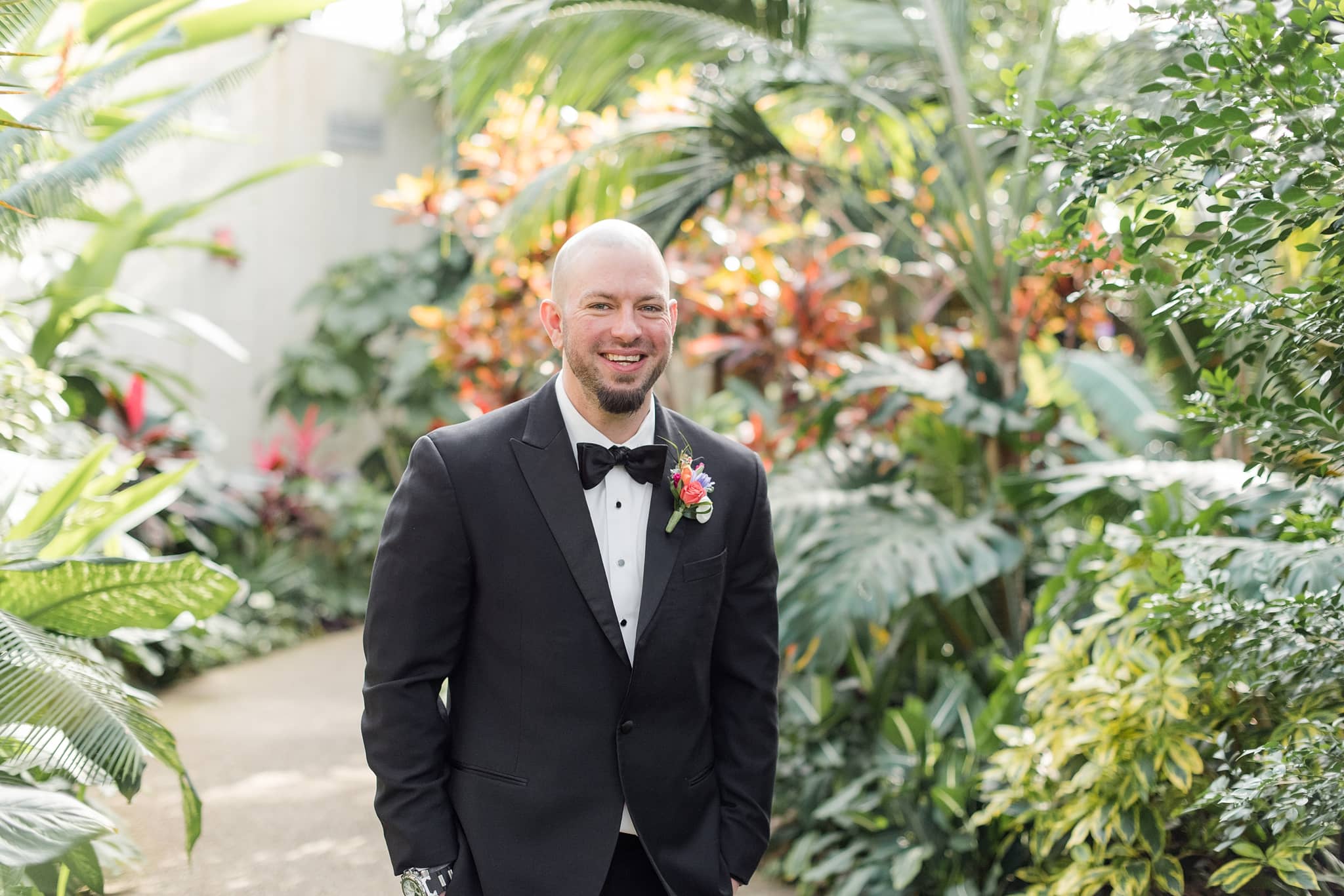 Wedding at the Des Moines Botanical Center