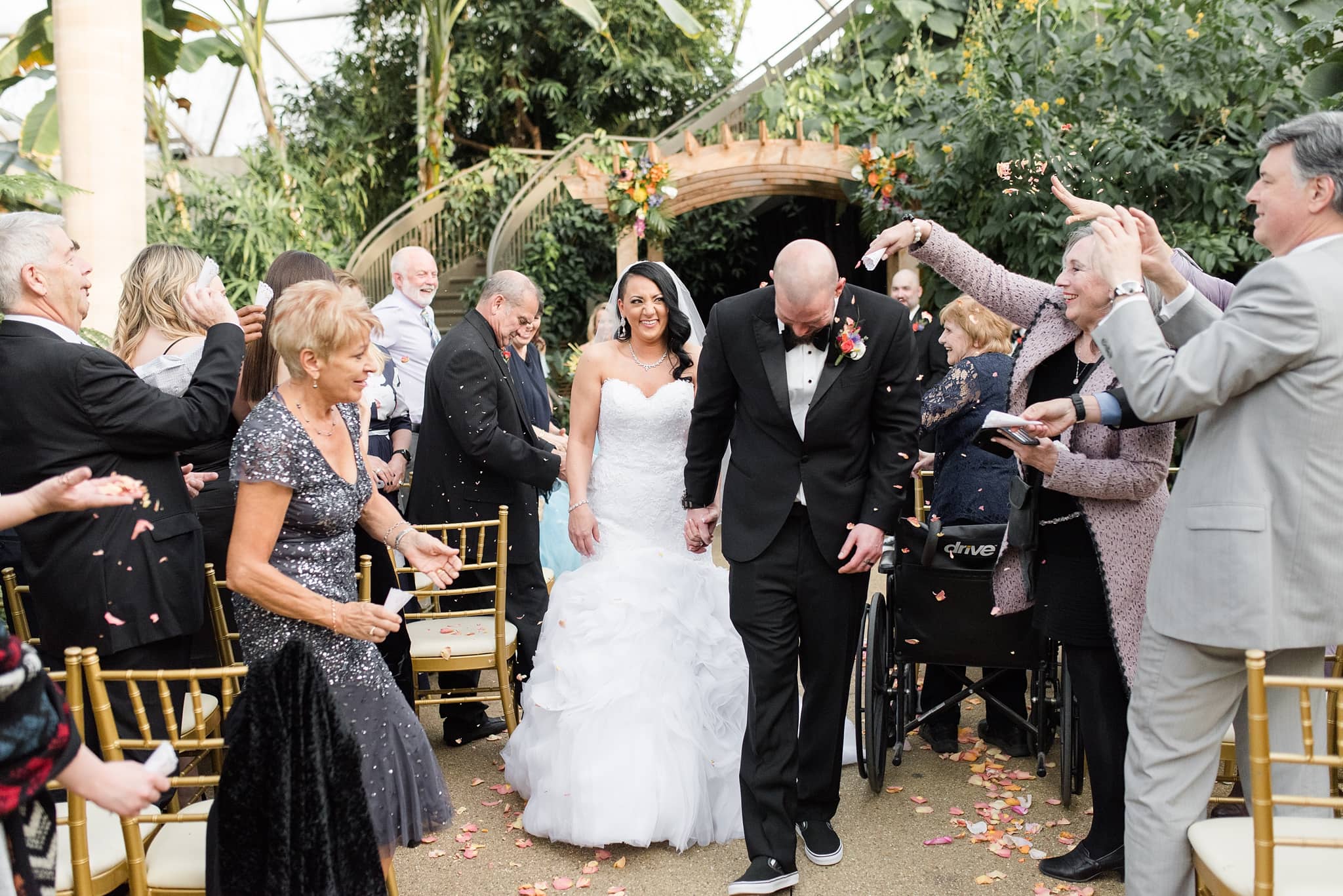 Wedding at the Des Moines Botanical Center