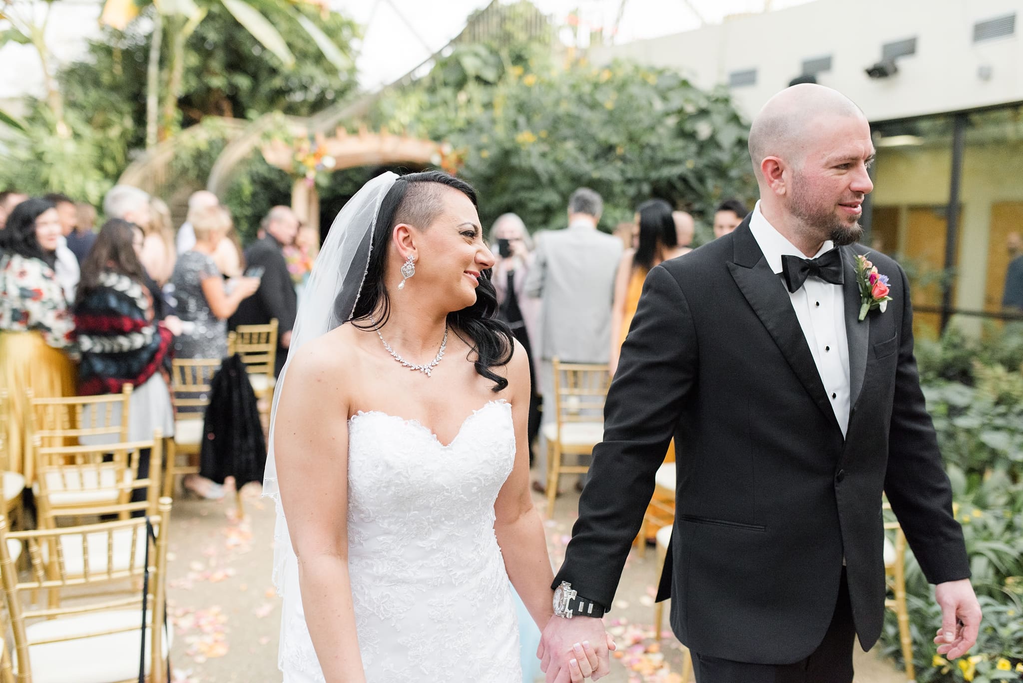 Wedding at the Des Moines Botanical Center