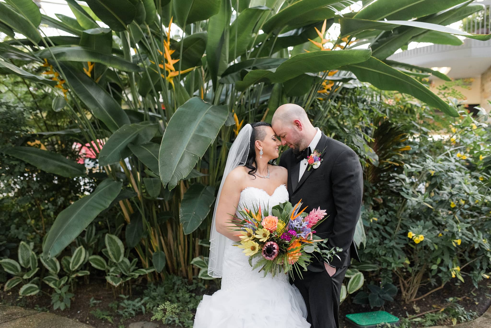 Wedding at the Des Moines Botanical Center