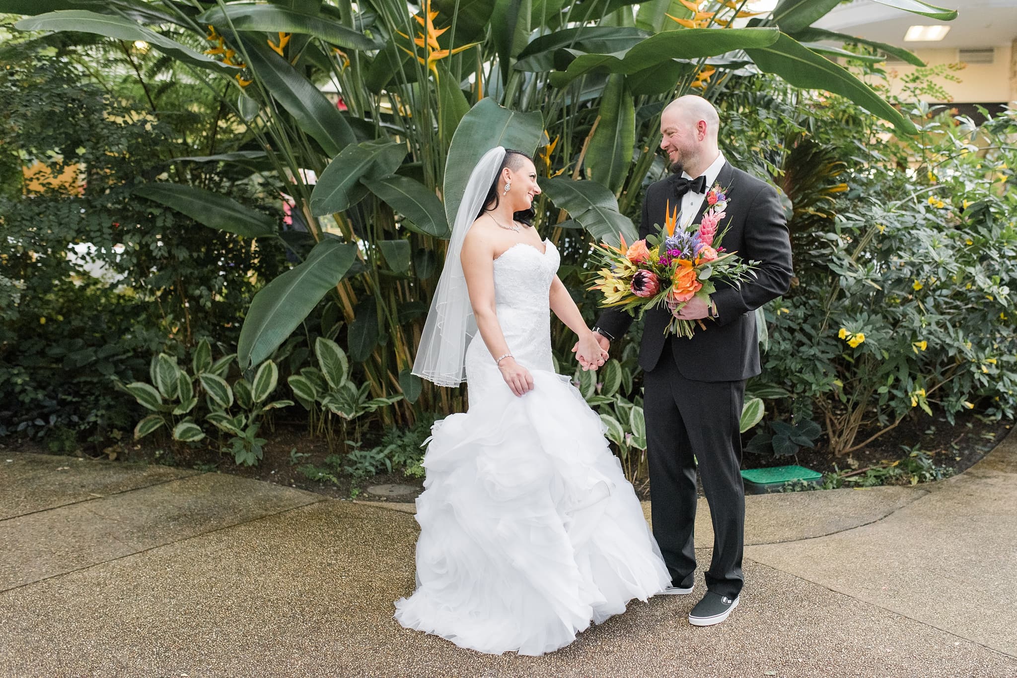 Wedding at the Des Moines Botanical Center