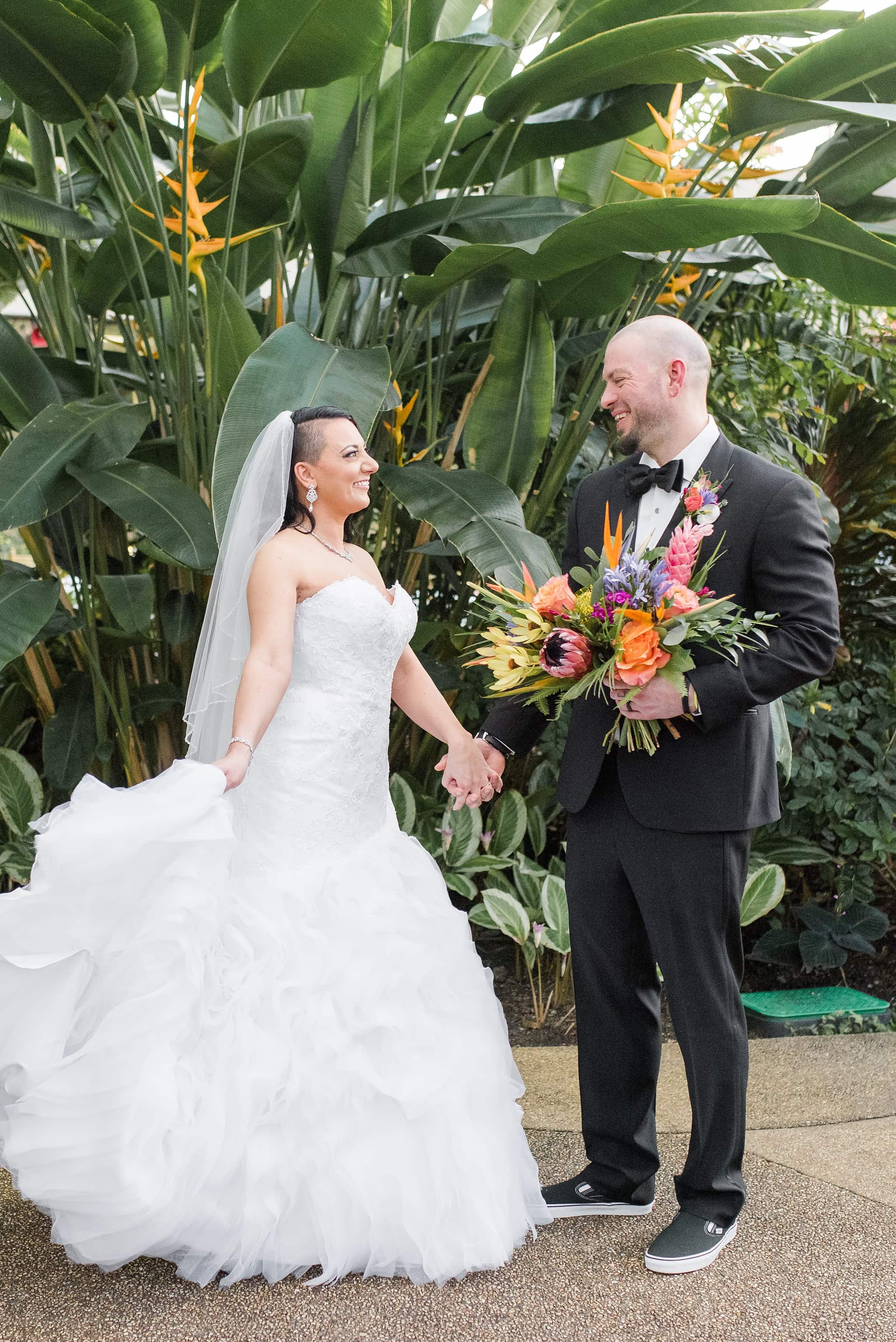 Wedding at the Des Moines Botanical Center