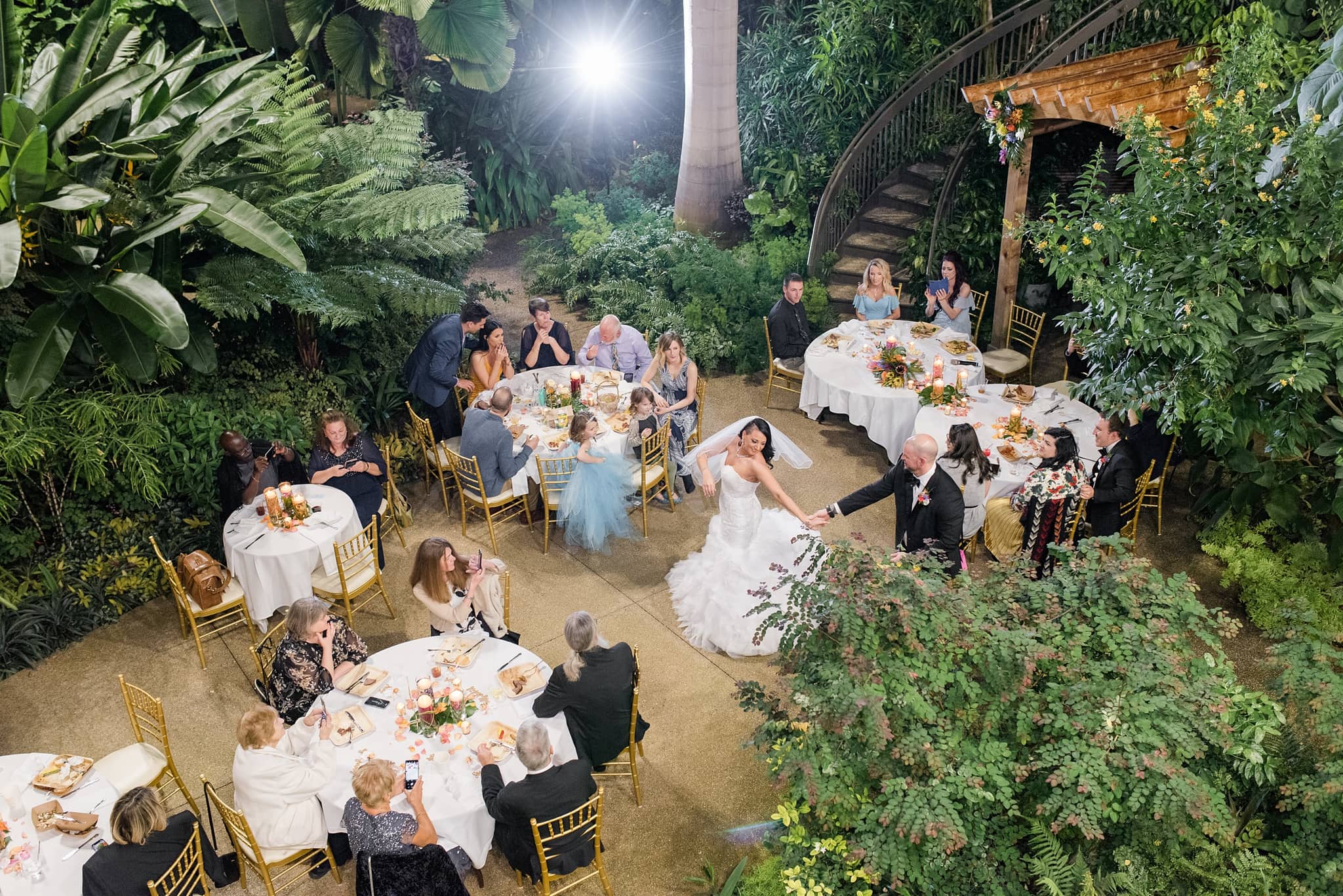 Wedding at the Des Moines Botanical Center