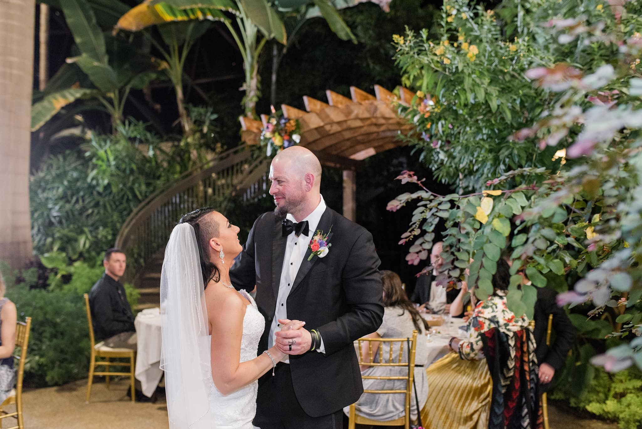 Wedding at the Des Moines Botanical Center