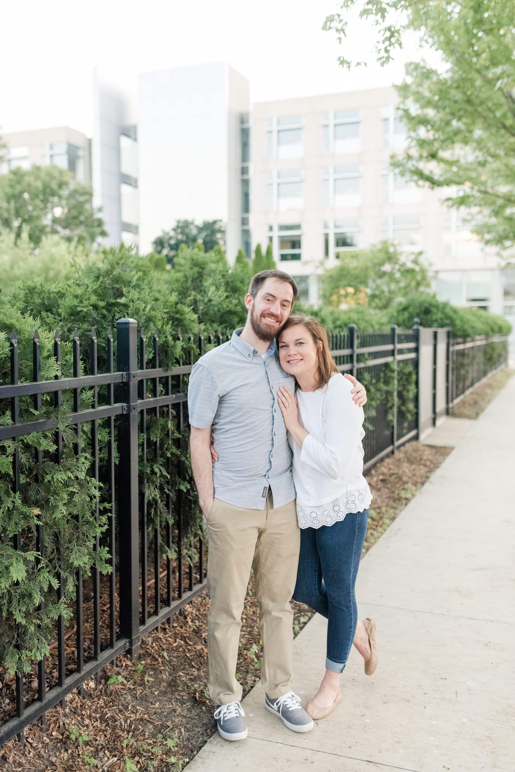 Des Moines Downtown Engagement Session