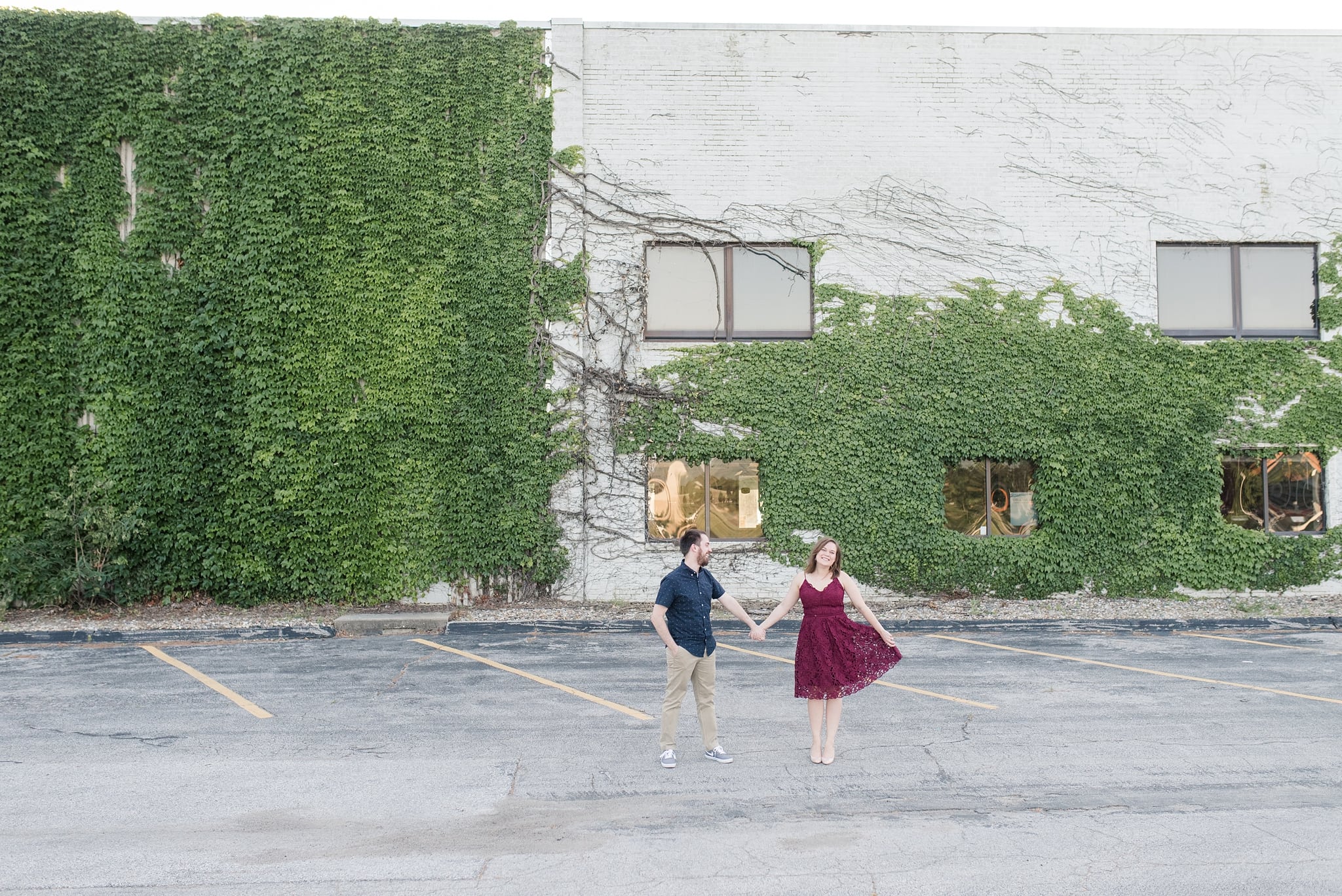 Des Moines Downtown Engagement Session