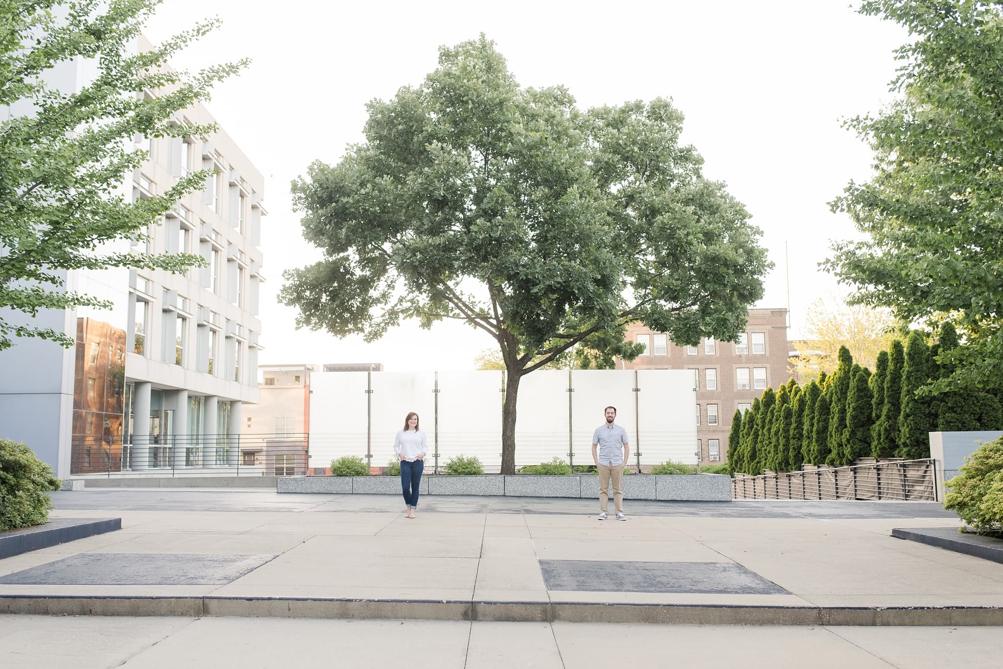 Des Moines Downtown Engagement Session