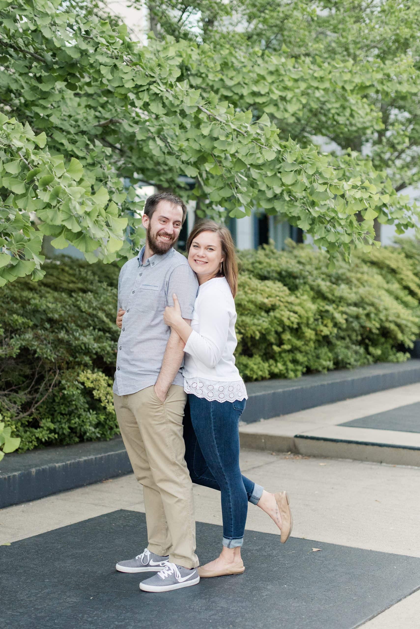 Des Moines Downtown Engagement Session