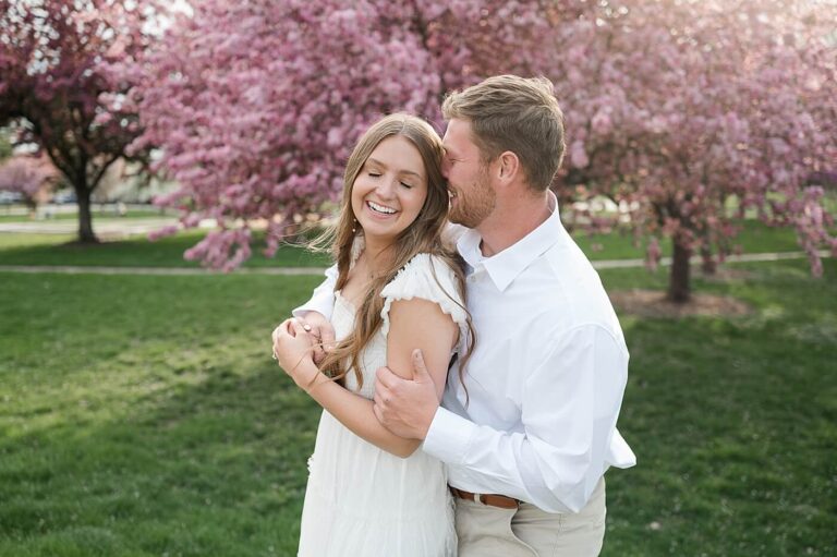 Carina + Colton | Des Moines Spring Engagement Session
