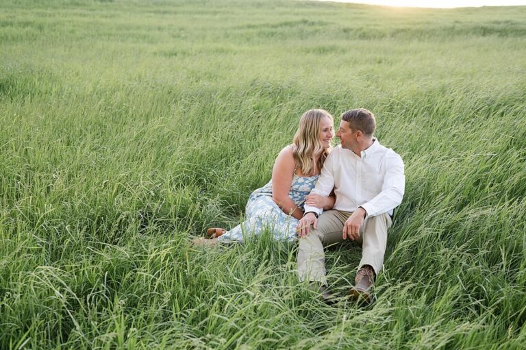 Steph + Tim | Iowa Pasture Engagement Session