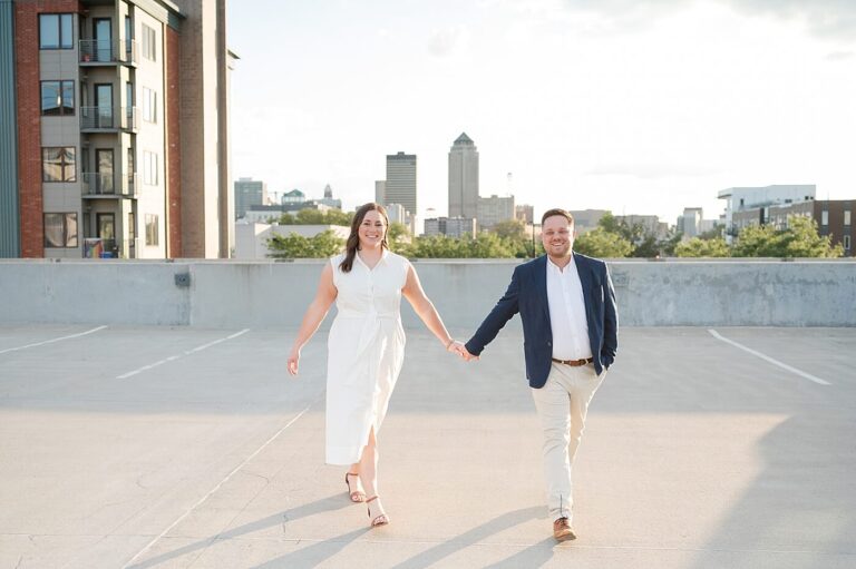 Haleigh + Jason | Des Moines East Village Engagement Session